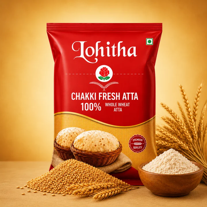 Chakki Atta - 100% Pure Whole Wheat Stone Ground